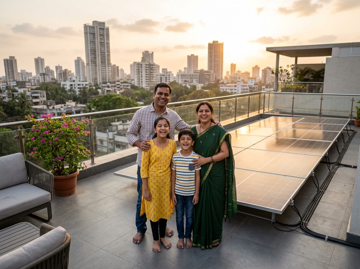 Before & After Residential Rooftop Solar Transformation