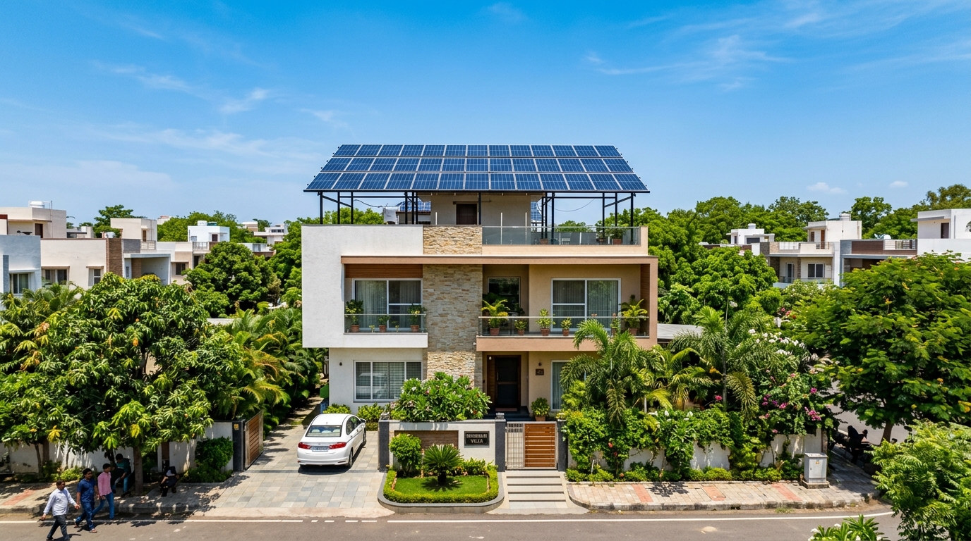 100kW Government Solar Installation Bhopal